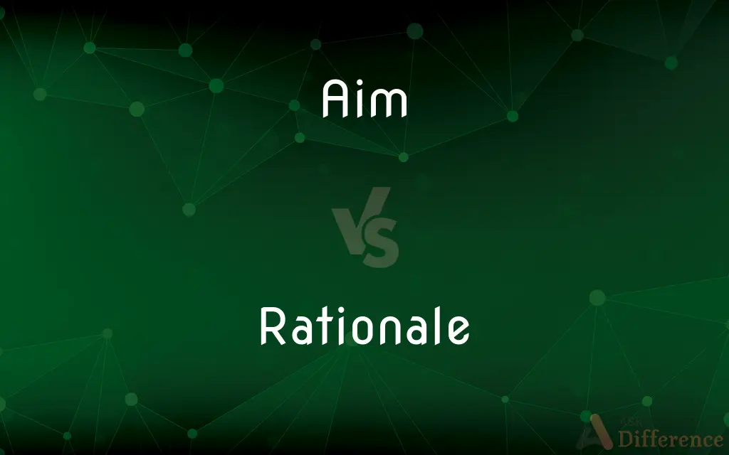 Aim vs. Rationale — What's the Difference?