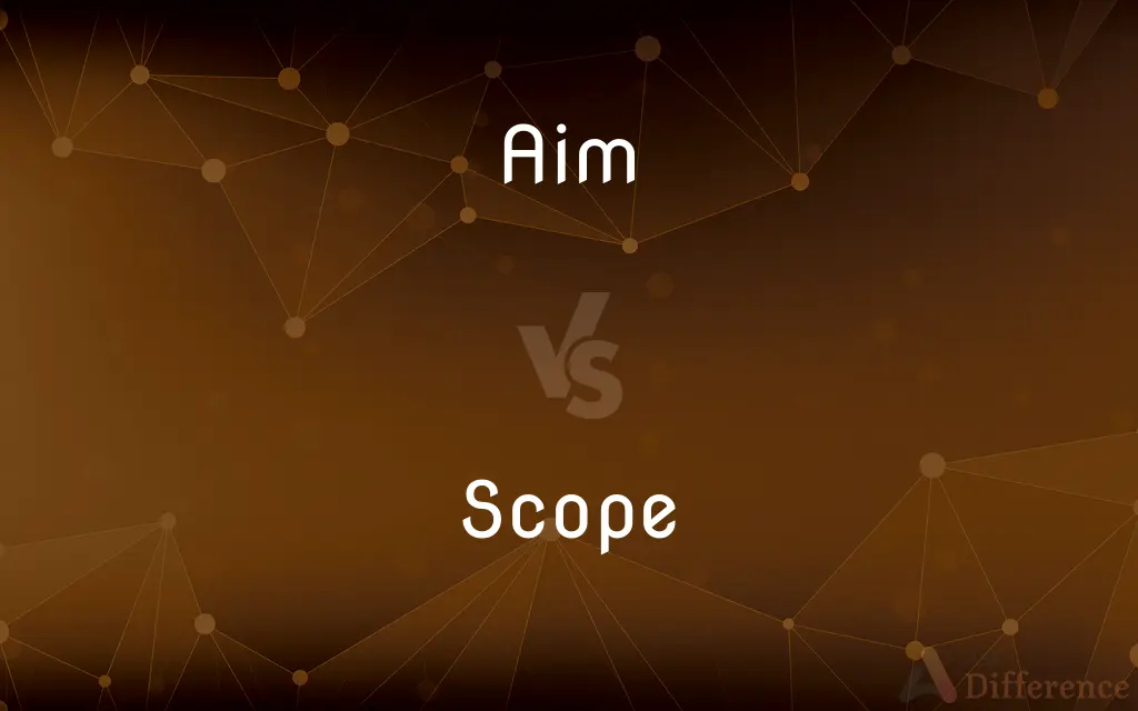 Aim vs. Scope — What's the Difference?