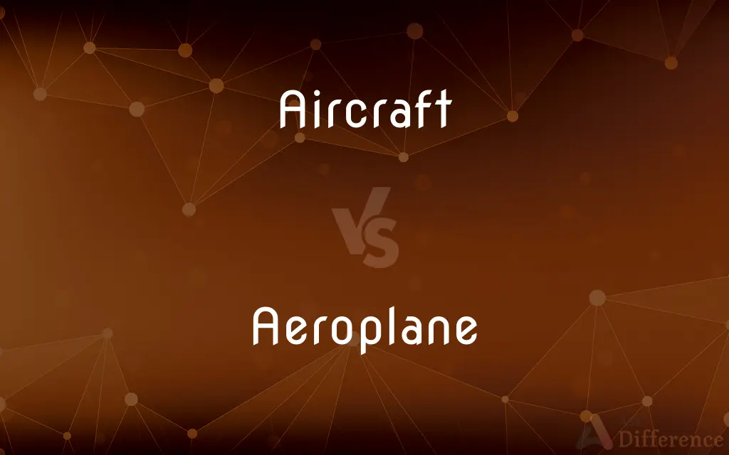 Aircraft vs. Aeroplane — What's the Difference?