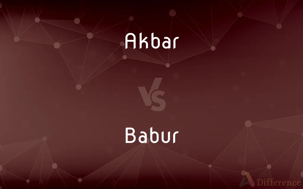 Akbar vs. Babur — What's the Difference?