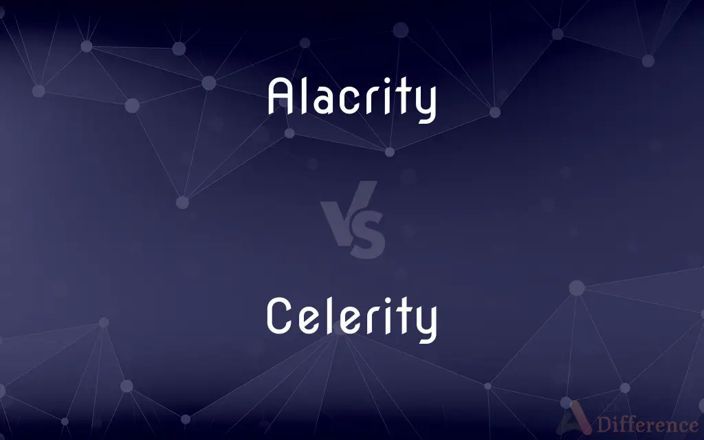 Alacrity vs. Celerity — What's the Difference?
