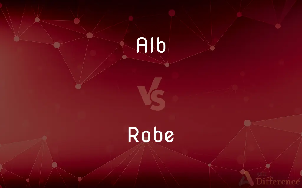 Alb vs. Robe — What's the Difference?