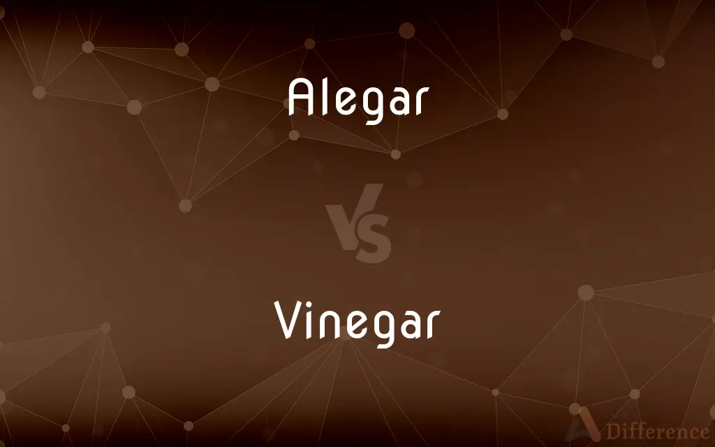 Alegar vs. Vinegar — What's the Difference?