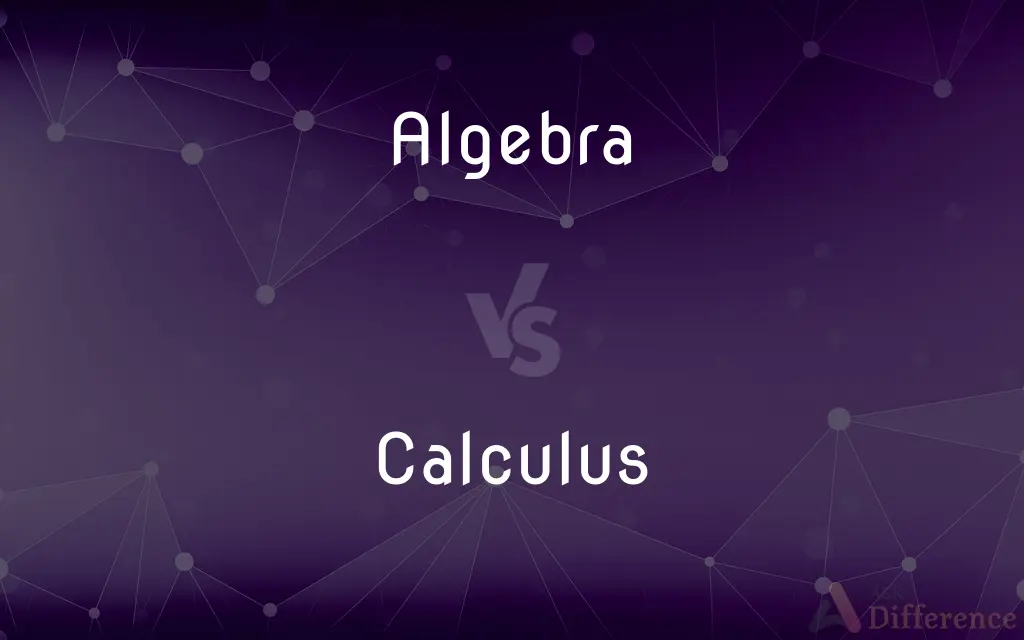 Algebra vs. Calculus — What's the Difference?