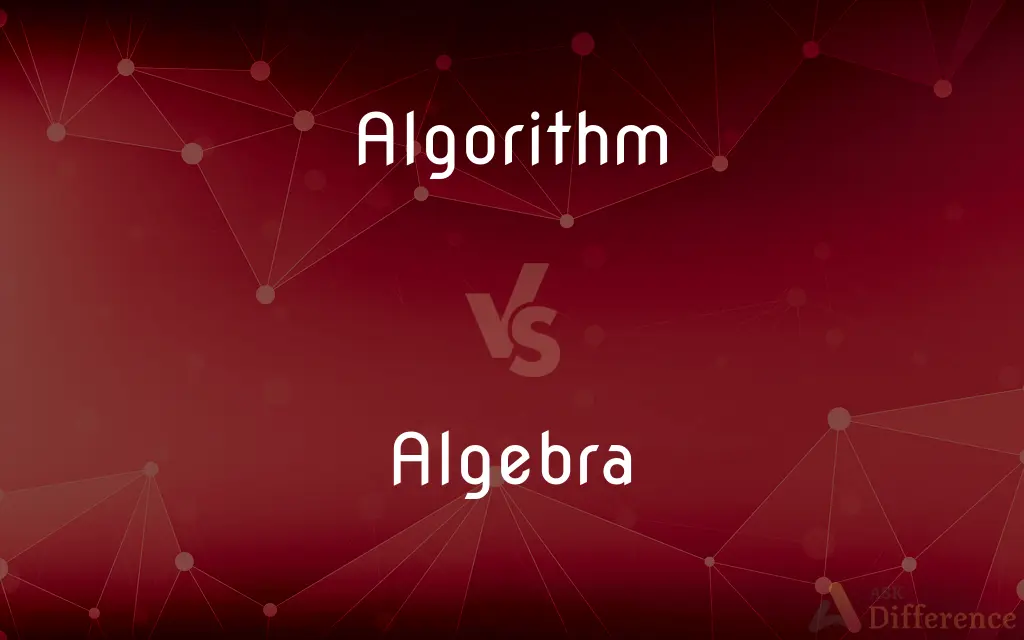 Algorithm vs. Algebra — What's the Difference?