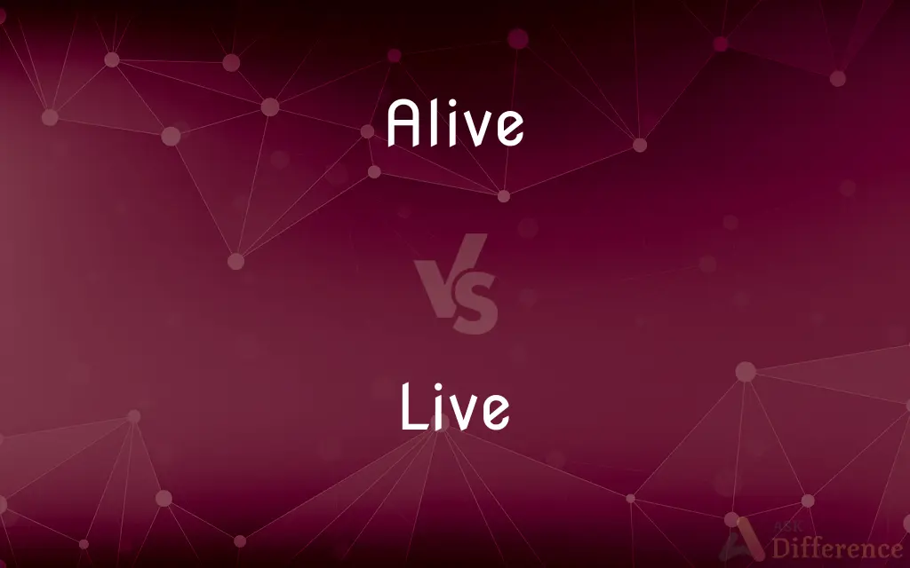 Alive vs. Live — What's the Difference?