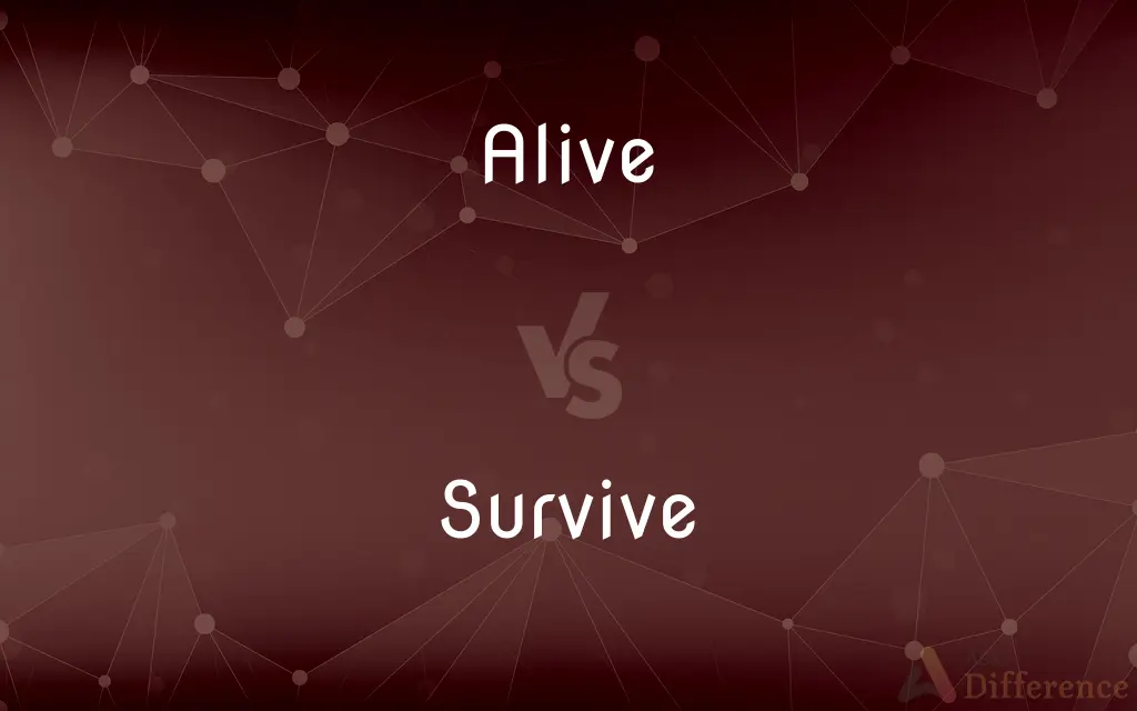 Alive vs. Survive — What's the Difference?