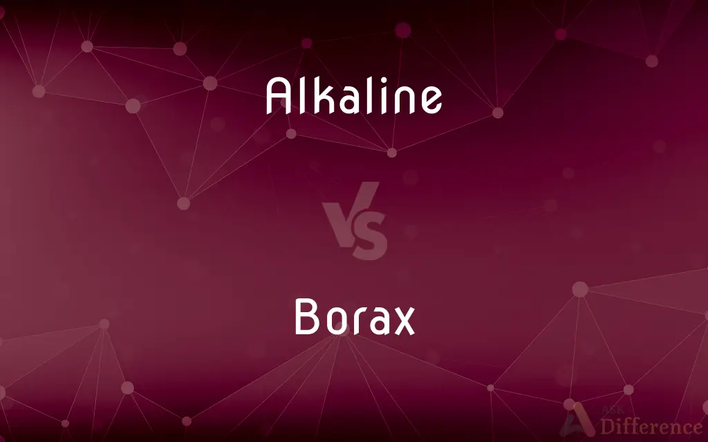 Alkaline vs. Borax — What's the Difference?
