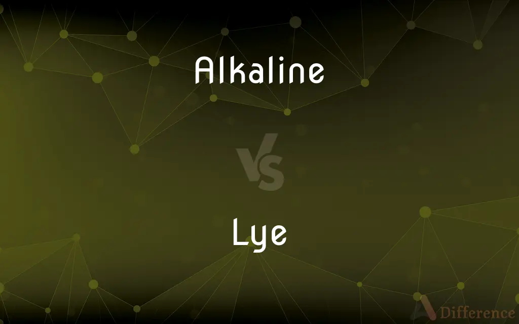 Alkaline vs. Lye — What's the Difference?