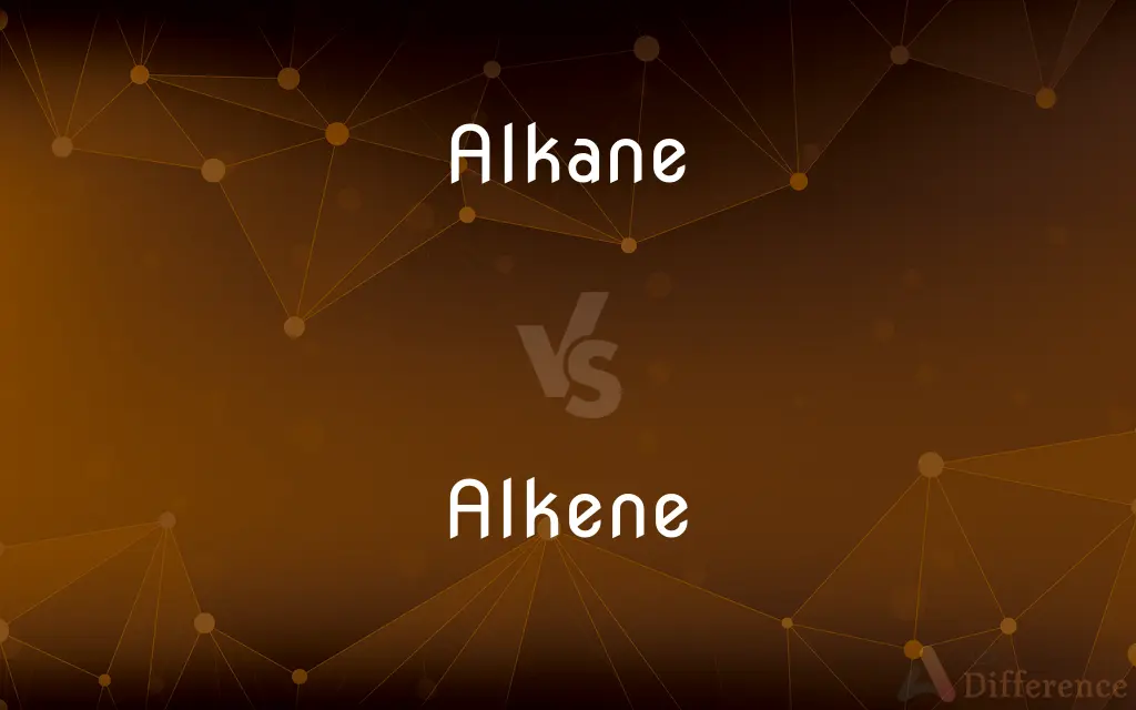 Alkane vs. Alkene — What's the Difference?