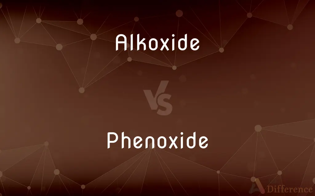 Alkoxide vs. Phenoxide — What's the Difference?