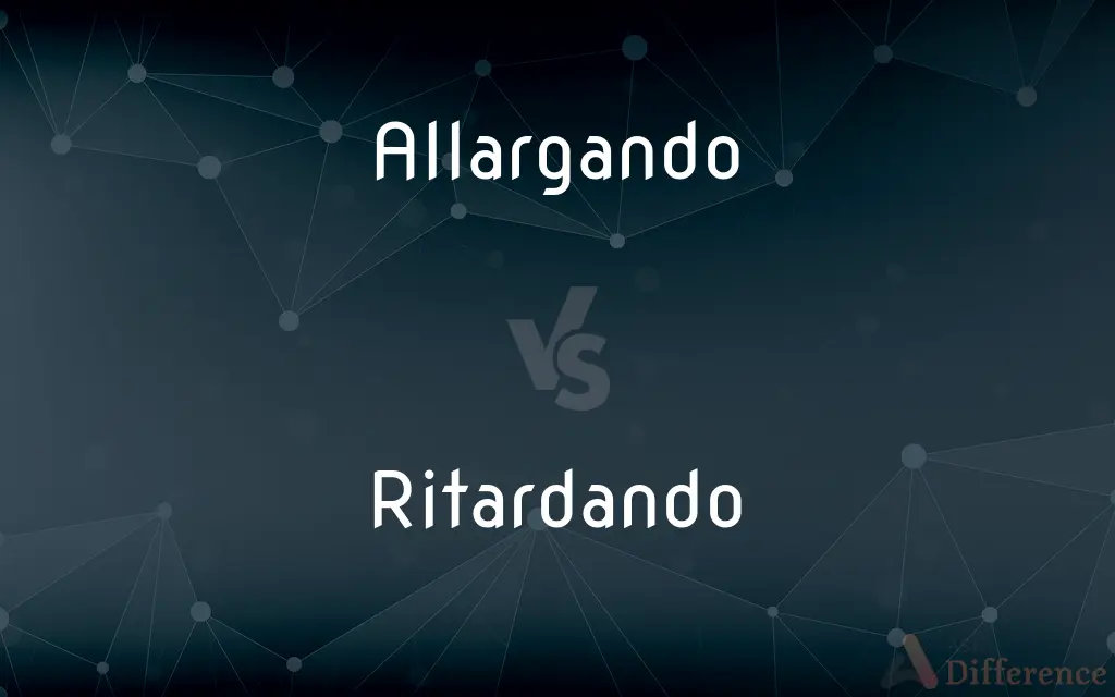 Allargando vs. Ritardando — What's the Difference?