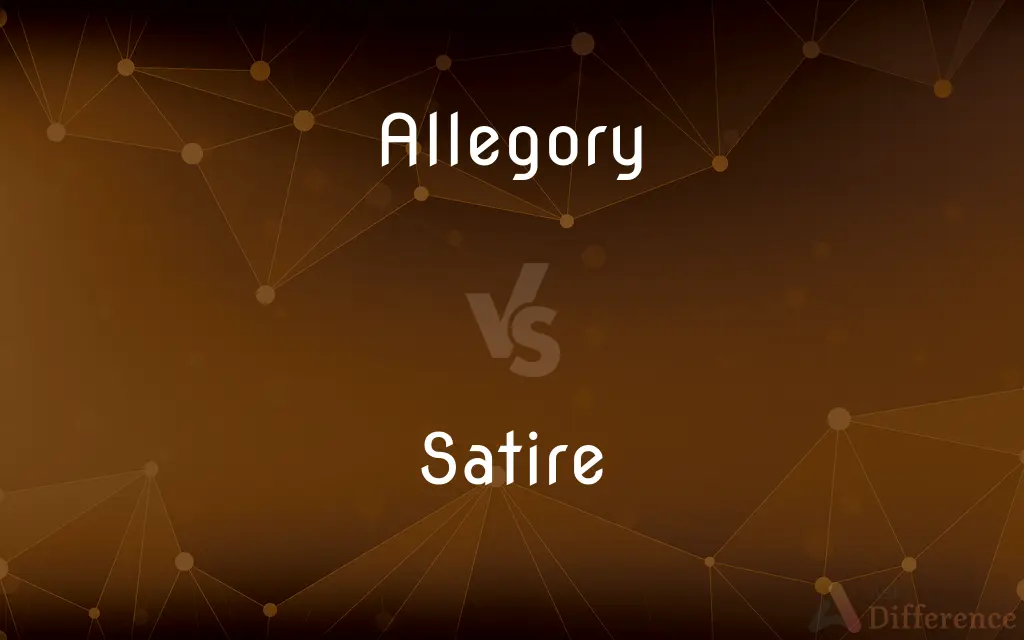 Allegory vs. Satire — What's the Difference?