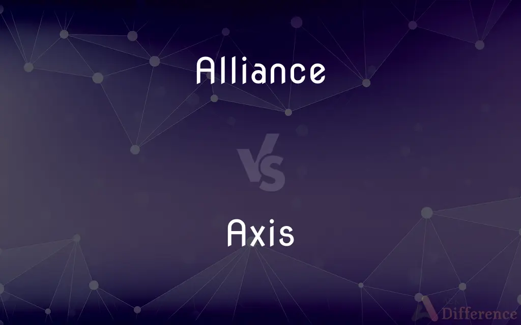 Alliance vs. Axis — What's the Difference?