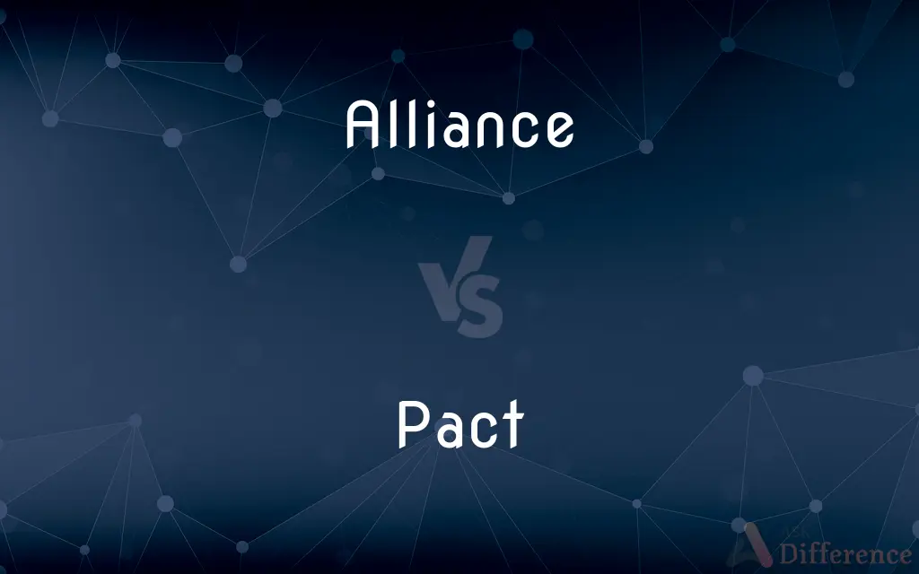 Alliance vs. Pact — What's the Difference?