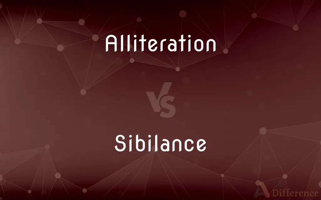 Alliteration vs. Sibilance — What's the Difference?
