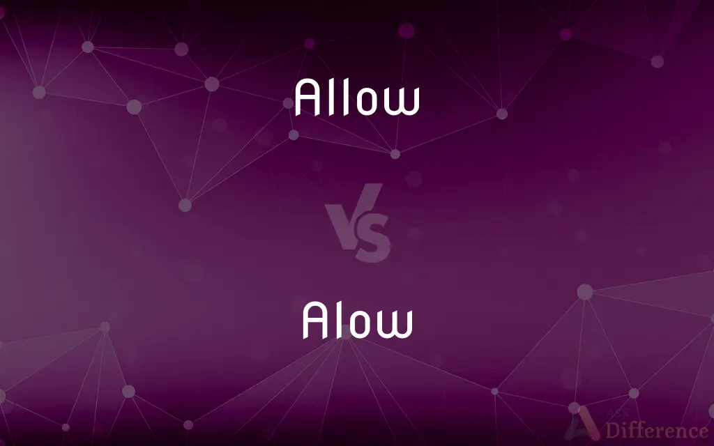 Allow vs. Alow — What's the Difference?