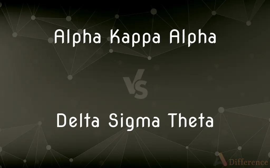 Alpha Kappa Alpha vs. Delta Sigma Theta — What's the Difference?