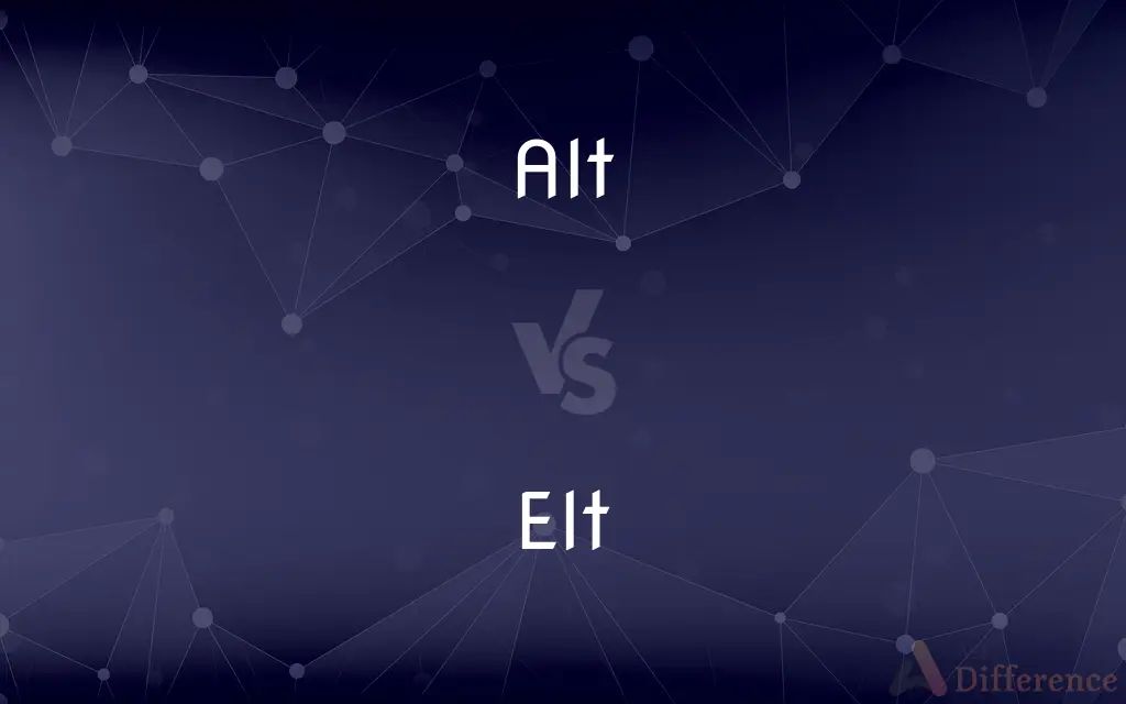 Alt vs. Elt — What's the Difference?
