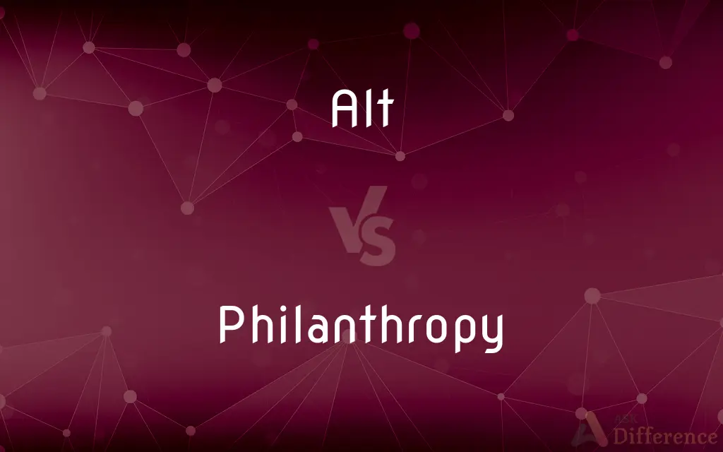 Alt vs. Philanthropy — What's the Difference?