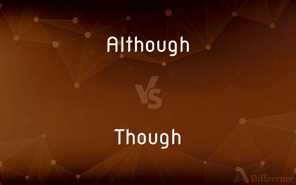 Although vs. Though — What's the Difference?