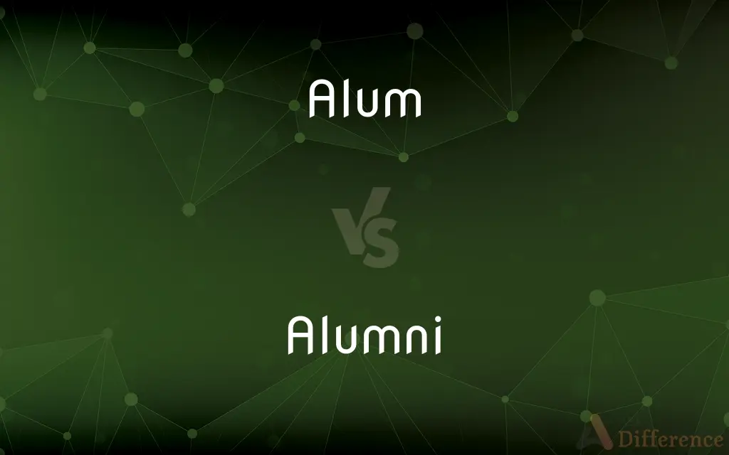 Alum vs. Alumni — What's the Difference?