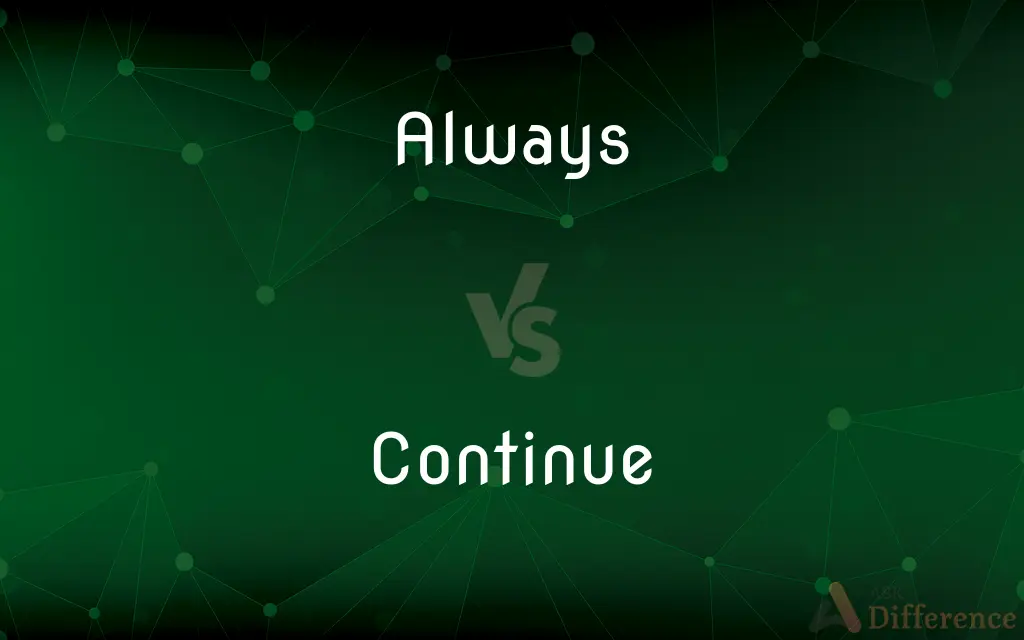 Always vs. Continue — What's the Difference?