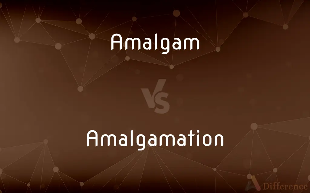 Amalgam vs. Amalgamation — What's the Difference?