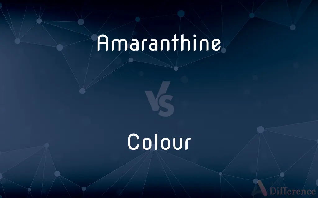 Amaranthine vs. Colour — What's the Difference?