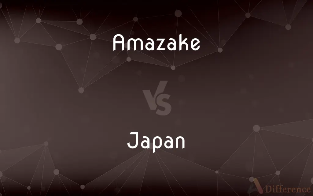 Amazake vs. Japan — What's the Difference?