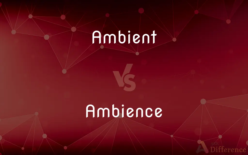 Ambient vs. Ambience — What's the Difference?