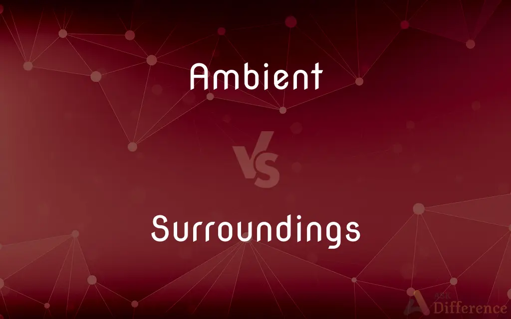 Ambient vs. Surroundings — What's the Difference?