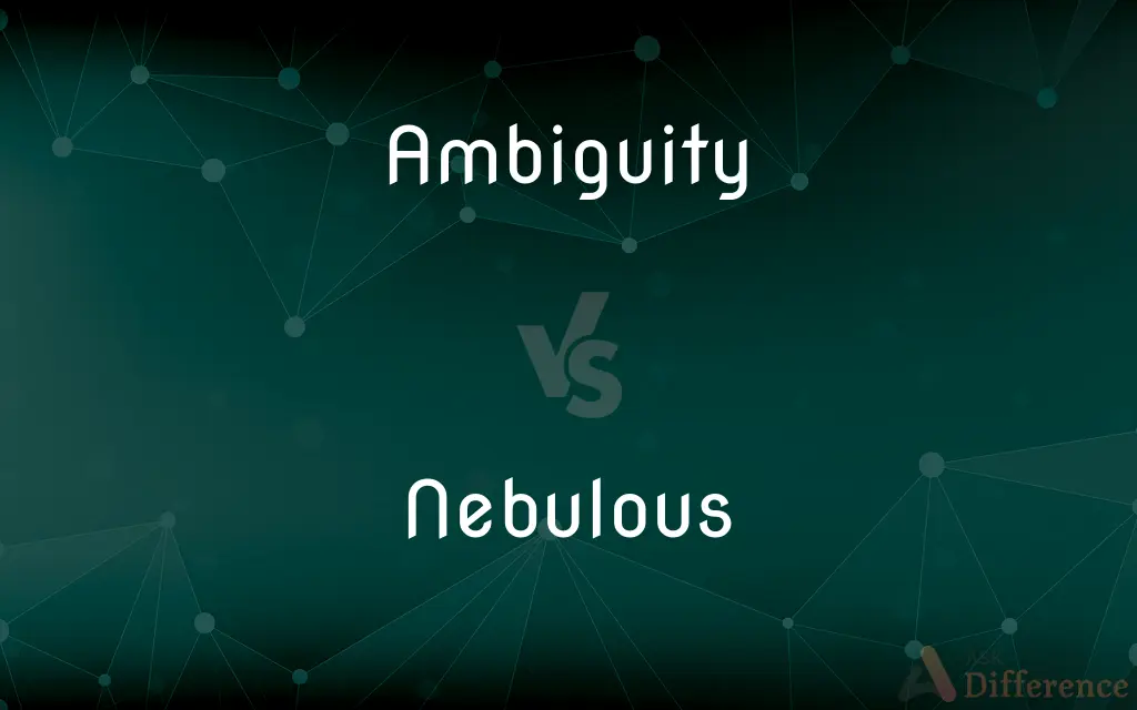 Ambiguity vs. Nebulous — What's the Difference?