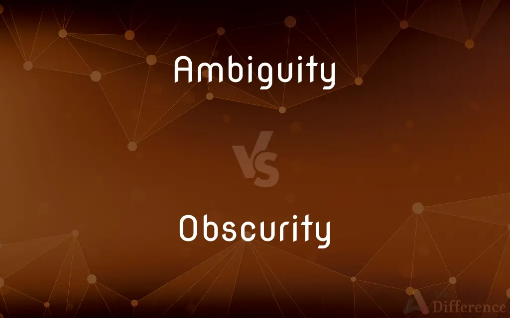 Ambiguity vs. Obscurity — What's the Difference?