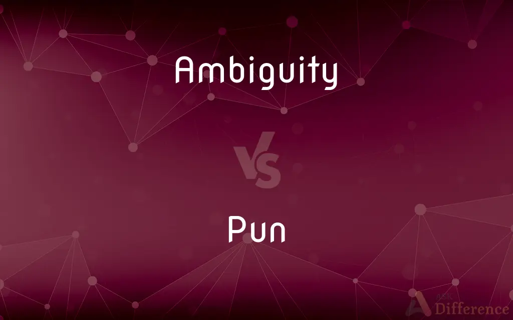 Ambiguity vs. Pun — What's the Difference?