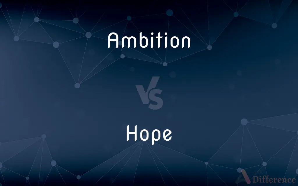 Ambition vs. Hope — What's the Difference?