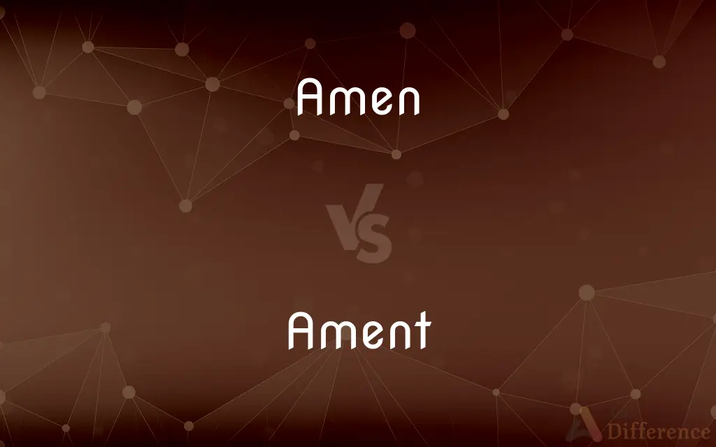 Amen vs. Ament — What's the Difference?