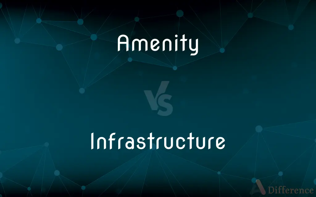 Amenity vs. Infrastructure — What's the Difference?