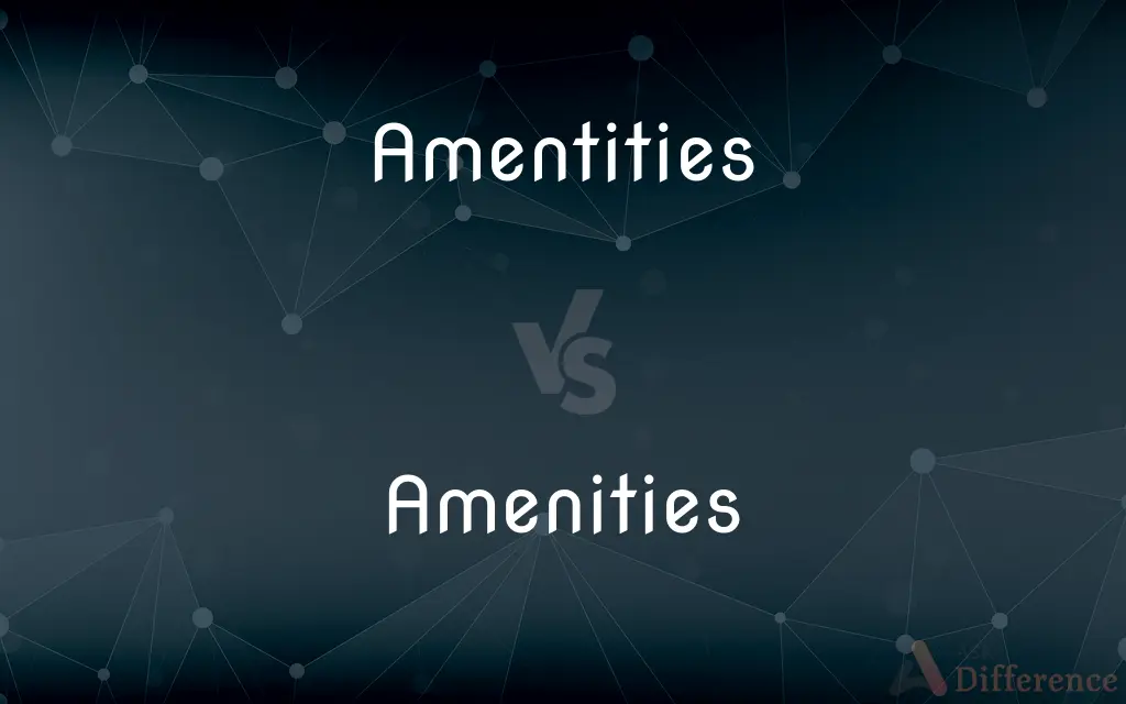 Amentities vs. Amenities — Which is Correct Spelling?