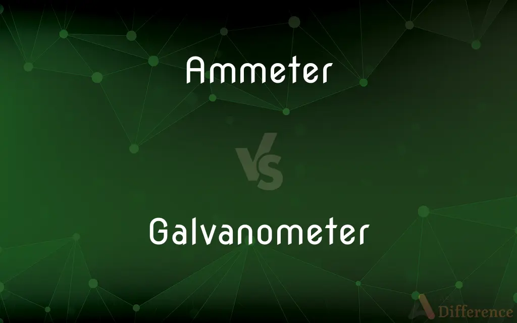 Ammeter vs. Galvanometer — What's the Difference?