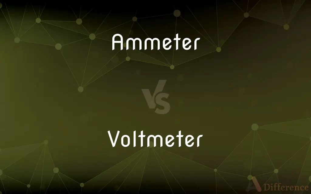 Ammeter vs. Voltmeter — What's the Difference?