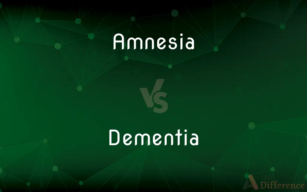 Amnesia vs. Dementia — What's the Difference?