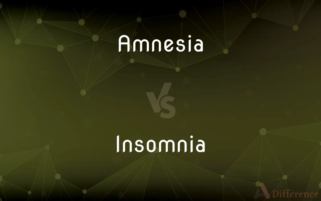 Amnesia vs. Insomnia — What's the Difference?
