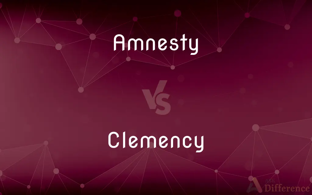 Amnesty vs. Clemency — What's the Difference?