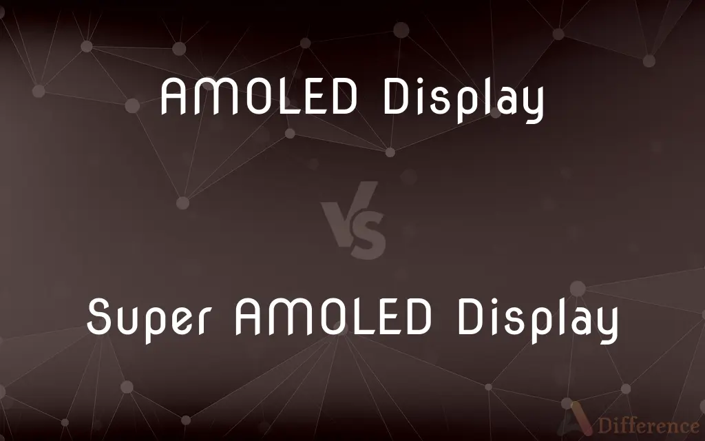 AMOLED Display vs. Super AMOLED Display — What's the Difference?