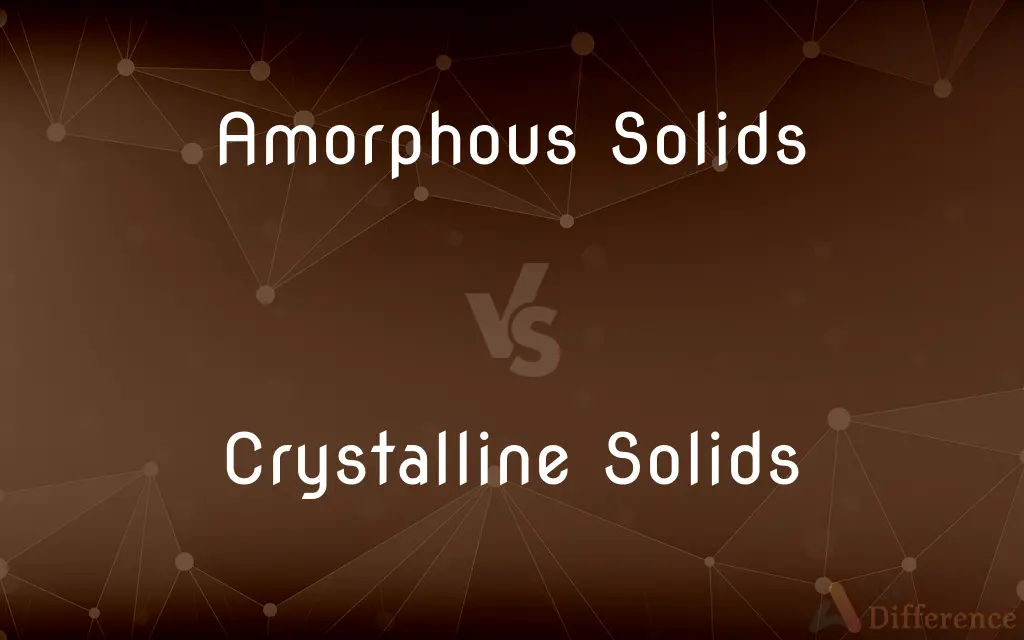 Amorphous Solids vs. Crystalline Solids — What's the Difference?