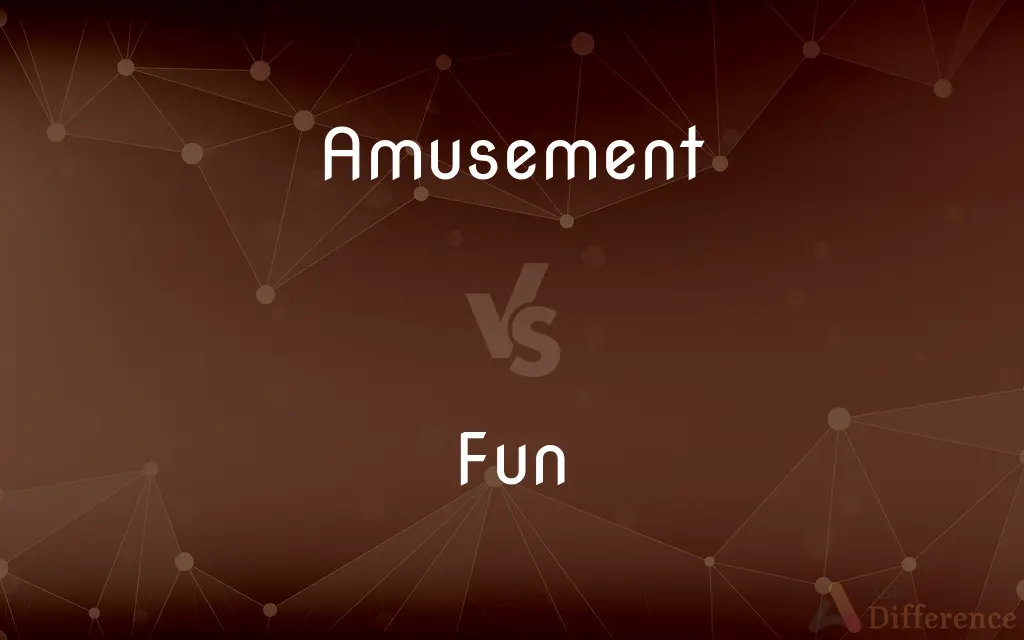 Amusement vs. Fun — What's the Difference?
