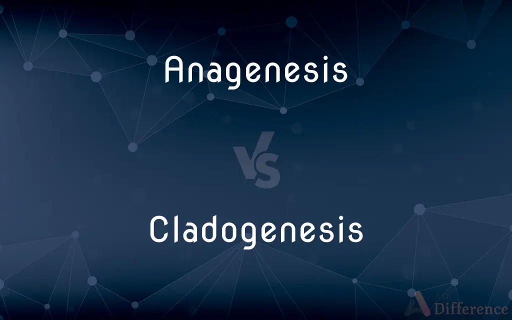 Anagenesis vs. Cladogenesis — What's the Difference?