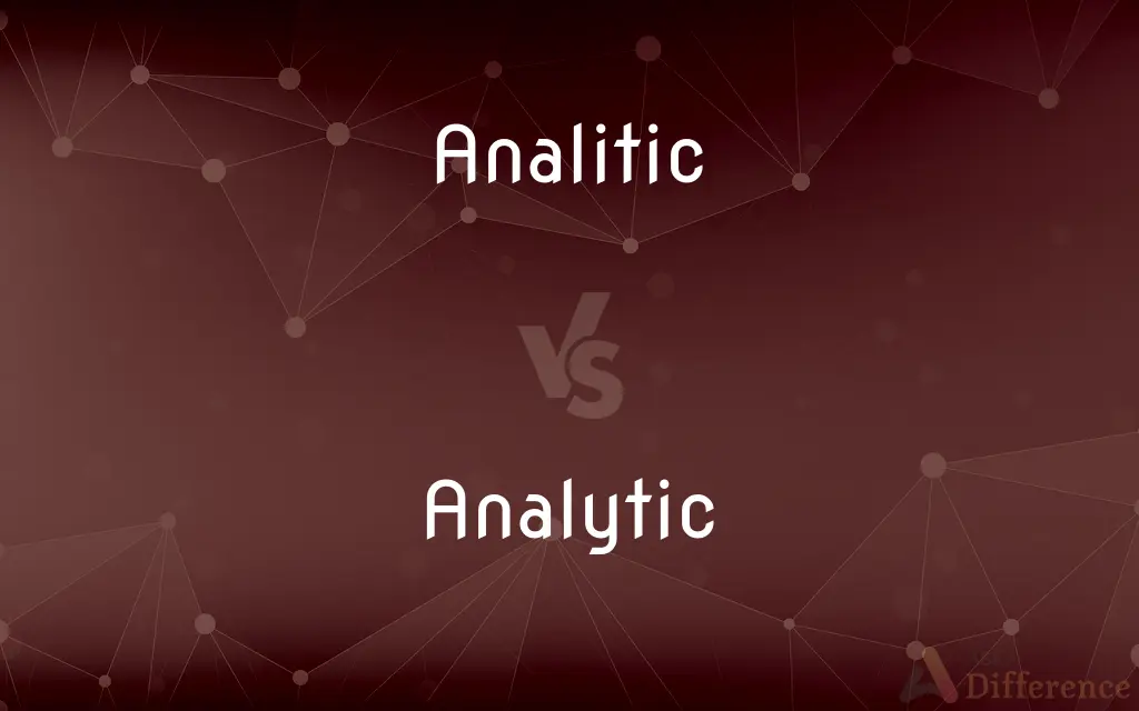 Analitic vs. Analytic — Which is Correct Spelling?
