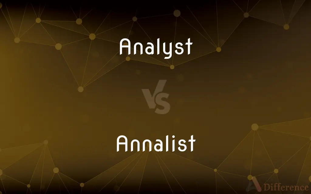 Analyst vs. Annalist — What's the Difference?
